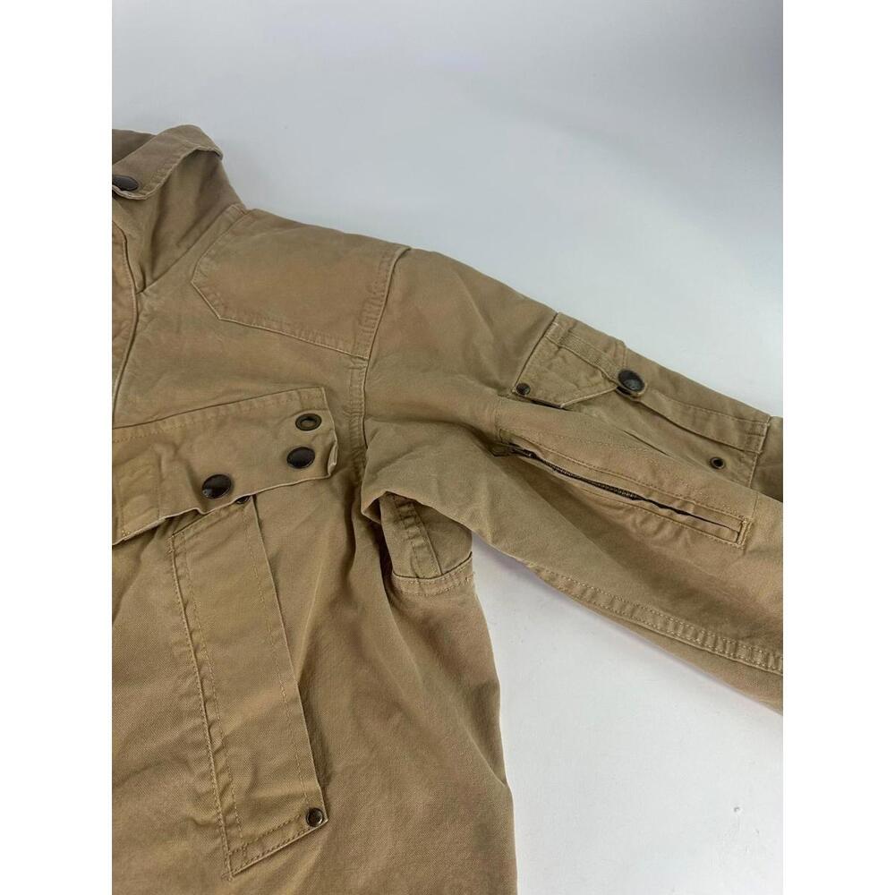 Vintage 90s Polo Ralph Lauren Military Safari Jacket Size M Beige WW2 Pockets - Picture 15 of 15